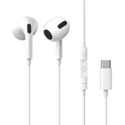 Resim Baseus C17 Kulak Kablolu Kulaklık Xiaomi Samsung Uyumlu Not 10 Not 20 S21 S20 Cep White 