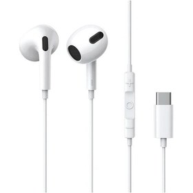 Resim Baseus C17 Kulak Kablolu Kulaklık Xiaomi Samsung Uyumlu Not 10 Not 20 S21 S20 Cep White 