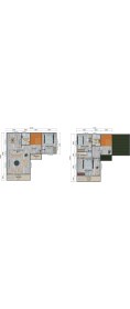 Resim Sismik Prefabrik 145 M2 Prefabrik Ev Çift Katlı 