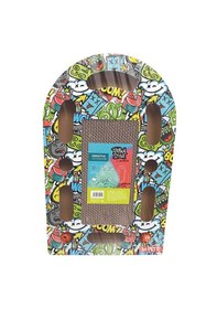 Resim M-pets Urban Style Freestyle Kedi Karton Tırmalama Tahtası Renkli 50x30 Cm 244-54018.01 