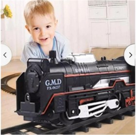 Resim Vardem Dzc Kuzenler Avm 19 Parça Pilli Işıklı Oyuncak Tren Seti 4 Vagonlu 