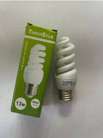 Resim TorchStar 13W Spiral Tasarruflu Ampul E27 Kalın Duy Beyaz Işık (3'lü Paket) 