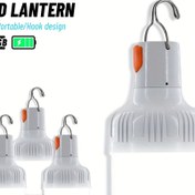 Resim 4 Adet Taşınabilir USB Şarjlı Acil Durum Şarj Edilebilir El Feneri, Parlak LED Fener, Cebine Sığar, ABS Malzeme Kancalı Aksesuar Dahil, Yürüyüş, Gece Balıkçılığı ve Pazar Standları İçin İdeal 