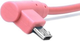 Resim DJI Mavic Pro 90° Sağa Açılı Mikro Usb Otg Renkli Tablet Uzatma Ara Kablosu 17cm Pembe 