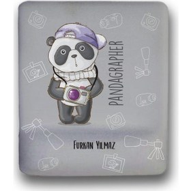 Resim Atölye Çizgi Fotoğrafçı Panda Kişiye Özel Mouse Pad 