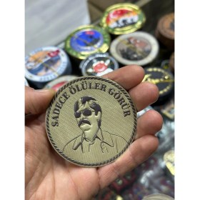 Resim Kv Pala Motifli 3D Lazer Kesim Patch Arkası Cırtlı Peç 