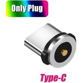 Resim Jms Manyetik Kablo Fişi C Tipi Mikro Usb Şarj Kablosu 