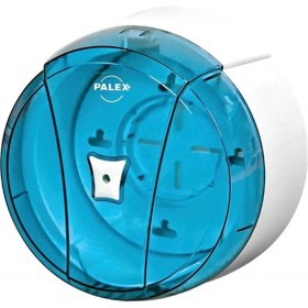 Resim Palex Pratik Tuvalet Kağıdı Dispenseri Şeffaf-Mavii 