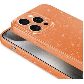 Resim İphone 15 Pro Uyumlu Kamera Korumalı Simli Lüks Zore Koton Kılıf-pembe Koyu Pembe Koyu 