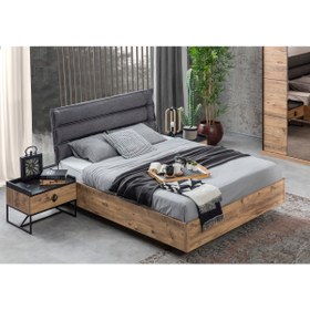 Resim Gala Mobilya Loft Karyola Ve Başlık 160x200 