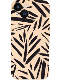 Resim mooodcase Iphone 13 Uyumlu Fırça Darbeleri Desenli Kamera Lens Korumalı Darbe Emici Silikonlu Lansman Kılıf 