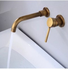 Resim Fause Duvardan Ankastre Lavabo Bataryası Antik Eskitme Kda101-A 