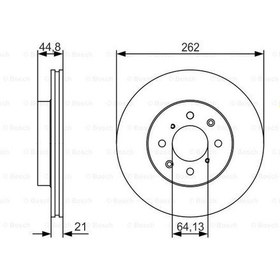 Resim Honda Civic 1.6 1994-2005 Bosch Ön Disk 2 Adet 