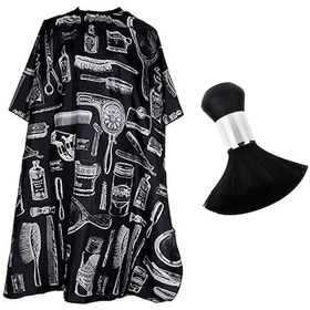 Resim Homyl Berber Pelerini Makyaj Saç Boyası Kesimi Pelerini, 