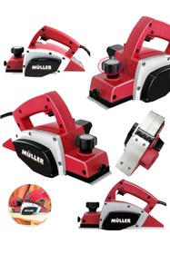 Resim Pro Müller Alman ML-X 4200 Motor Korumalı Otomatik Şanzıman Çift Bıçaklı Planya Rende Makinesi 