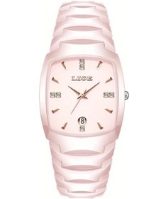 Resim Fochsia Lıge Erkek Spor Saati Pembe Kasa Altın Kadran Çelik Kordon Tarihli Basit Okul Diğer 