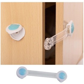 Resim Bebek Ve Çocuklar İçin Dolap Çekmece Emniyet Güvenlik Kilidi Çok Renkli 