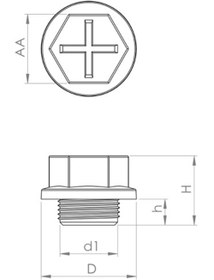 Resim Oringli Plastik Tapa 