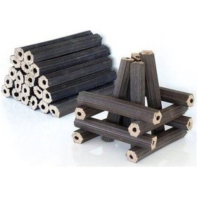 Resim Briket Şömine Odunu 75 Kg- Yüksek Kalorili - Tamamen Doğal 