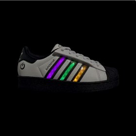 Resim Adidas Superstar Led Lights Çocuk Günlük Spor Ayakkabı C-adıjs1290f10a00 Beyaz 
