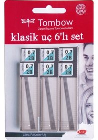 Resim Tombow Uc 0.7 MM 2B Blisterli 6Ad - Kalem Ucu 0.7 