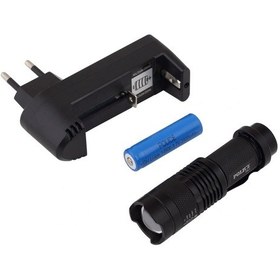 Resim Police Ps-1 Cree Led Şarj Edilebilir El Feneri Çok Renkli 