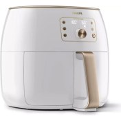 Resim Philips Xxl 7,3 Litre Geniş Hacim Smart Sensing Ultra Premium Airfryer Inci Beyazı + Luciole Lambader 