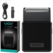 Resim Vgr Tıraş Makinesi Profesyonel Sakal Düzeltici Elektrikli Tıraş Makineleri Led Black With Box Diğer 