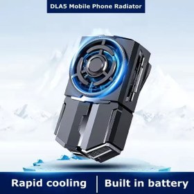 Resim RabbitTech 300 Mah Bataryalı Telefon Soğutma Fanı Hava Soğutmalı Radyatör Soğutucu Ios Android Pubg Gaming 