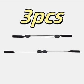 Resim Fochsia 3 Adet Ayarlanabilir Spor Gözlük Kayışı Modern Minimalist Esnek Silikon Gözlük Askısı 