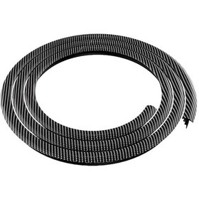 Resim 160cm Araba Kontrol Paneli Sızdırmazlık Şeridi Ses Geçirmez Kauçuk Kenarlar Sızdırmazlık Şeridi - Karbon Fiber Doku 