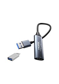Resim Hdmı To Usb 3.0 -type C Capture Kart 4k Hd Video Yakalama Kartı 4k 1080p 