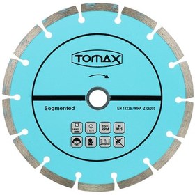 Resim Büro İş Matkap Takımı İçin 230x2,4x22mm Segmentli Elmas Beton Kesici Disk 