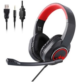 Resim Eksa T8 Gaming Kulaklık Oyuncu Kulaklığı Led Işıklı 3.5 mm & Mikrofon - ZORE-258209 