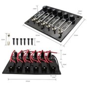 Resim Novahub 6 Gruplu Sallama Anahtarı Aos3045 Panel, Yüksek Kalite Diğer 