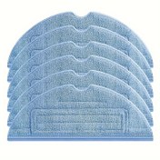 Resim 6 Adet Mavi Mikrofiber Mop Bezleri, Roborock S7, S7+, S7 MaxV, S7 MaxV Plus, S7 MaxV Ultra, S8, S8+, T7S Elektrikli Süpürgeler ile Uyumlu - Yüksek Verimli, Yeniden Kullanılabilir & Yıkanabilir, Geliştirilmiş Zemin Temizliği için 