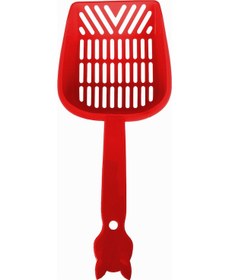 Resim Markapet İnce Elekli Kedi Kumu Küreği Medium 10 x 25 CM 