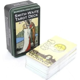 Resim Urfakent Smıth-Waıte Metal Kutulu Tarot Kartı 