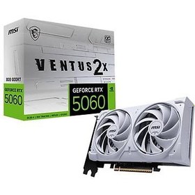 Resim MSI GEFORCE RTX5060 8G VENTUS 2X OC WHITE 8GB GDDR7 128BIT 1XHDMI 3XDP EKRAN KARTI 