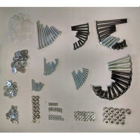 Resim 368 Adet Somunlu Civata + Somun + Pul Ev Tamir Seti 