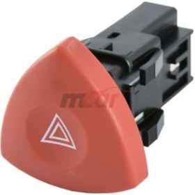 Resim Dörtlü Flaşör Anahtarı Laguna Trafıc Master / Vıvaro Movano 4 Pin 