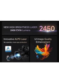 Resim İthal Faucet Dangbei X5 Ultra 4K Projeksiyon Alpd Lazer 2500 CVIA Lümen Dlp UHD Wıfı Android 4+128G HDR10 3D Çin versiyon 