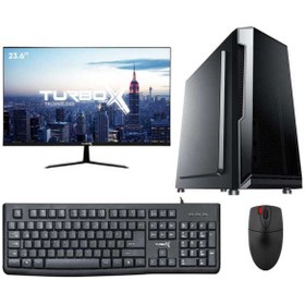 Resim Turbox Tx4510 Intel Core i5 2400 16GB Ram 1TB SSD 23.6 inç FHD Monitör Masaüstü Ofis Bilgisayarı 