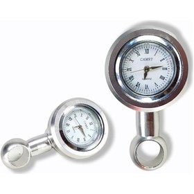 Resim Motosiklet Cnc Unıversal Saat Krom Gidon Saati 10 Ayna Saati 