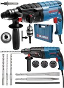 Resim Graizer Alman 9004 Xdrive Çelik Şanzuman Bakir Sargili Kırıcı Delici Hilti Matkap + 5 Adet Uç Yedek Mandren 