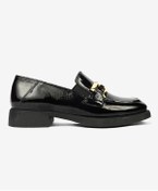 Resim Greyder 59120 Zn Deri Comfort Klasik Oxford Kadın Ayakkabı SİYAH-RUGAN 