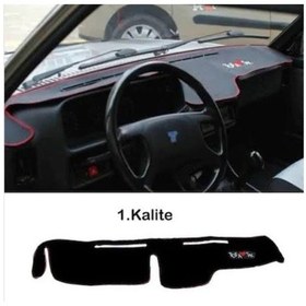 Resim Ön Cam Halısı Tofaş Uyumlu Doğan Şahin Torpido Halısı Tofaş Uyumluk Logolu 