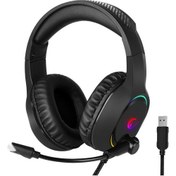 Resim Rampage Bygame-X3 Siyah 7.1 USB Surround Rgb Işık Efektli Mikrofonlu Gaming Oyuncu Kulaklığı Rampage