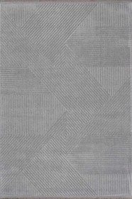 Resim Gümüşsuyu Halı Deco Geo 80010 Gri 160x230 
