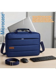 Resim Macbook Air 13'' M3 2024 İle Uyumlu Notebook Macbook Evrak Çantası Lacivert Al5496 Laptop Çantası 